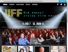 Tablet Screenshot of irvinefilmfest.com